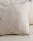 Light Pink Moroccan Sabra Lumbar Pillow - 09