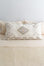 White Moroccan Sabra Lumbar Pillow - 23
