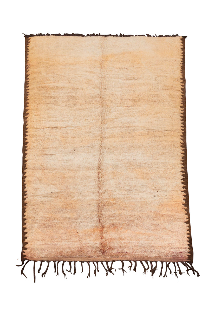 Champagne Vintage Beni Mguild Moroccan Rug 8'3 x 5'6