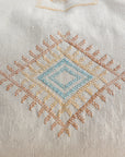 Linen Color Moroccan Sabra Lumbar Pillow - 26