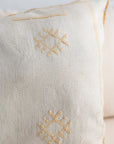 Linen Color Moroccan Sabra Lumbar Pillow - 26