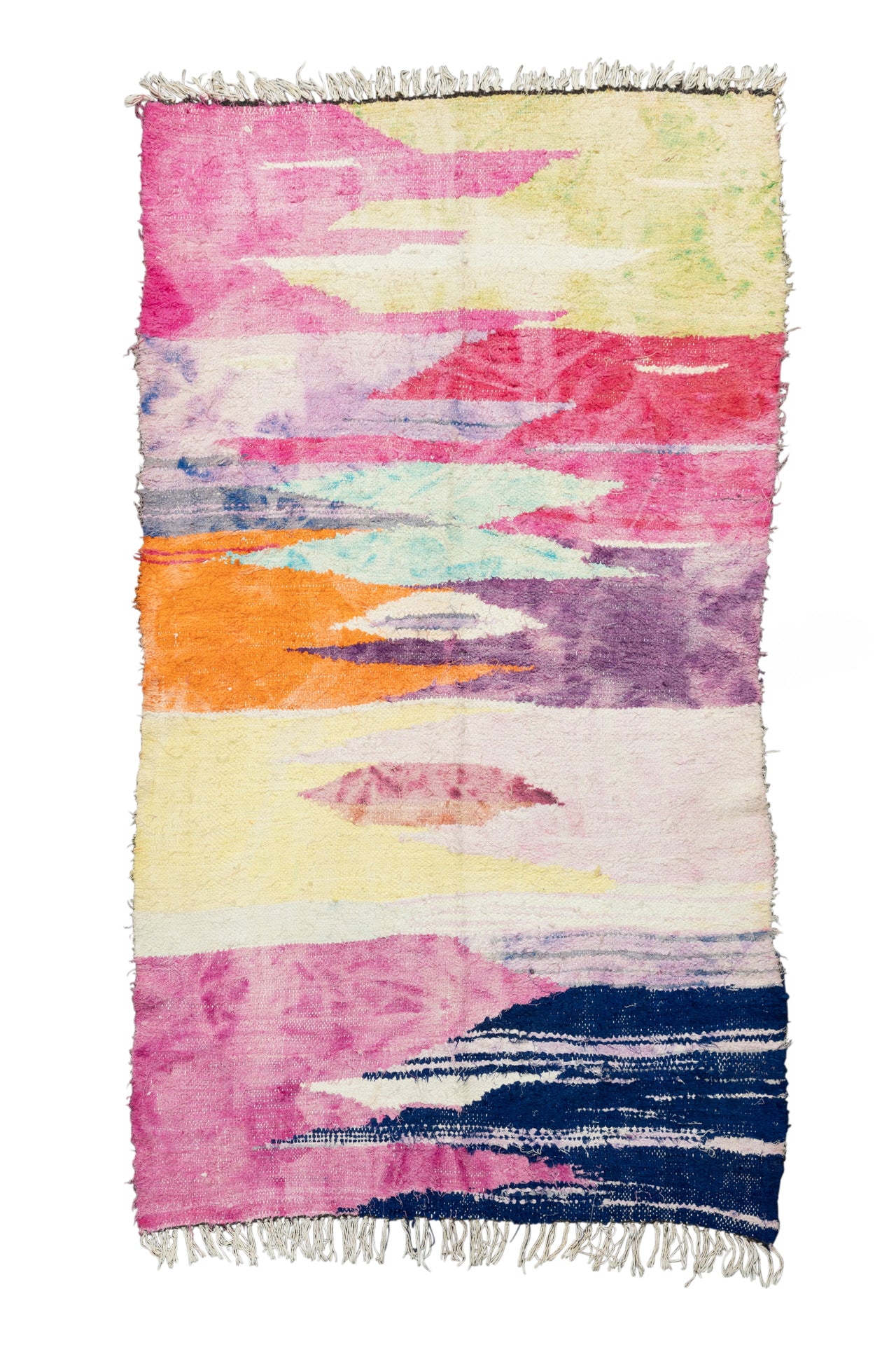 PRISM Moroccan Boucherouite Rug 6'2 x 3'5