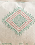 White Moroccan Sabra Lumbar Pillow - 27