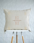 Linen Color Moroccan Sabra Cactus Silk Pillow - 165