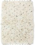 Mini Reversible Shag Moroccan Wool Rug - Blue & Grey Speckle - 2 x 3 ft