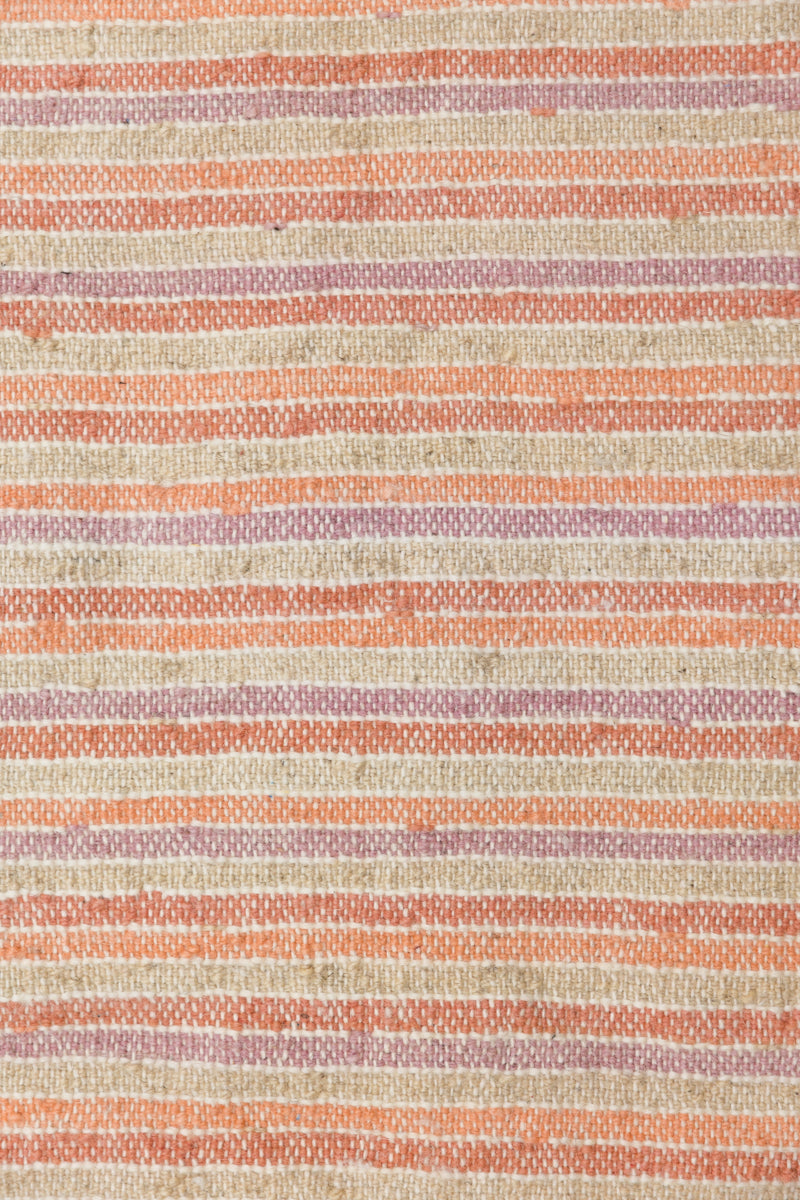 Mini Reversible Shag Moroccan Wool Rug - Peach & Pink Speckle - 2x3 ft