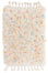 Mini Reversible Shag Moroccan Wool Rug - Multi-color Speckle - 2x3 ft