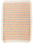 Mini Reversible Shag Moroccan Wool Rug - Multi-color Speckle - 2x3 ft