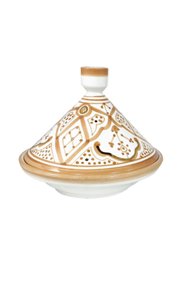 Sahara Zwak Tagine with 12k gold leaf detail