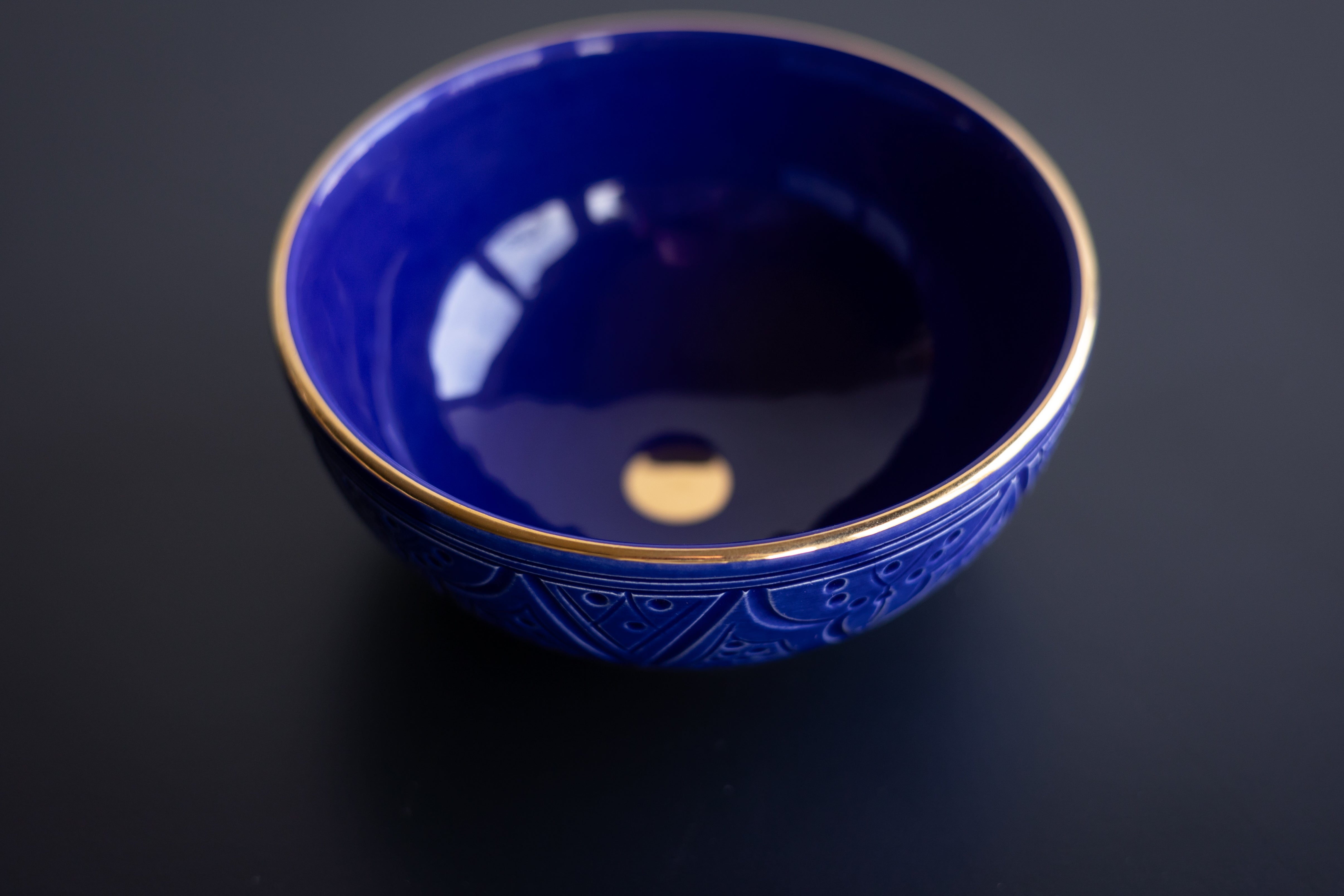 Chabi Chic Majorelle Blue Empreinte Bowls - Available in 3 sizes
