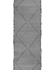 Black + White Made-to-order Zanafi Moroccan Wool Rug - Available in 4 Colorways