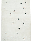 Black and Champagne Blush PEBBLE Customizable Moroccan Wool Rug