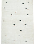 Black and Champagne Blush PEBBLE Customizable Moroccan Wool Rug