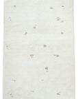 Gray and Champagne Blush PEBBLE Customizable Moroccan Wool Rug