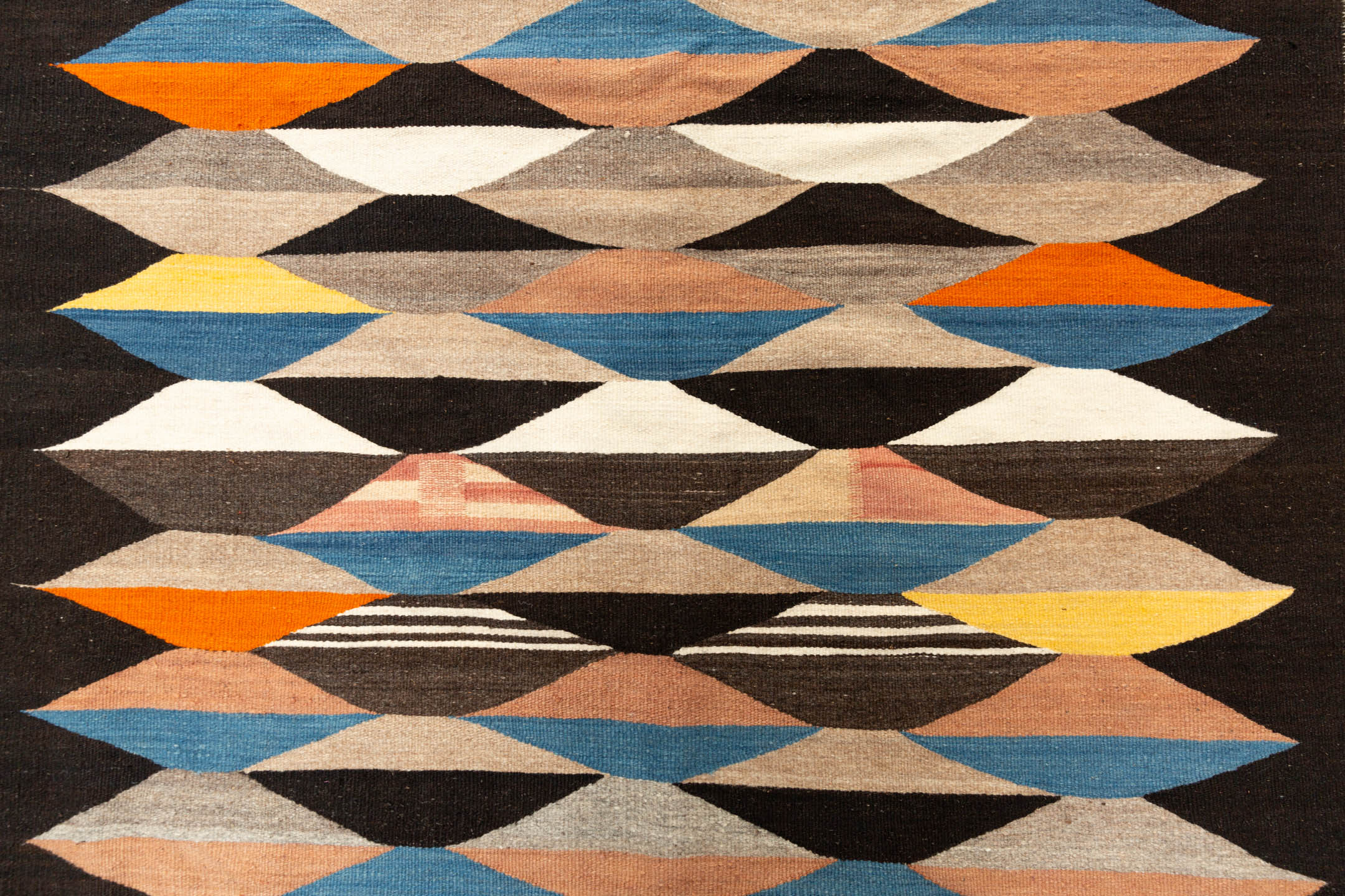 POSTCARD 1 Moroccan Flat Weave Area Rug - 10'10" x 7'3"