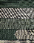 Striped Chadoui - Flatweave Moroccan Rug (Made-to-order) - Forest