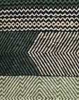 Striped Chadoui - Flatweave Moroccan Rug (Made-to-order) - Forest