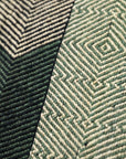 Striped Chadoui - Flatweave Moroccan Rug (Made-to-order) - Forest