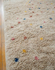 CELEBRATE - Made-to-Order Beige with Multicolor Confetti Polka Dots