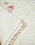 PEBBLE - Gray+Champagne Blush - Hand-Knotted Wool Rug (Made-to-order)