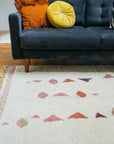 "SOLSTICE" Handknotted Wool Rug (Customizable) - Marrakesh Pink