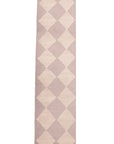 "DIAMOND" Made-to-order Checker Zanafi Wool Runner Rug - Available in 7 Colorways