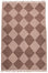 DIAMOND Made-to-order Rust and Redwood Checker Zanafi Moroccan Wool Rug