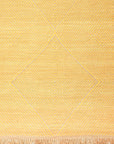 Customizable Zanafi Two-tone Flatweave Wool Rug - Rose+Champagne Blush