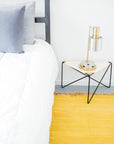 Customizable Zanafi Two-tone Flatweave Wool Rug - Rose+Champagne Blush