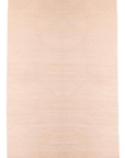 Customizable Zanafi Two-tone Flatweave Wool Rug - Rose+Champagne Blush