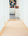 Customizable Made-to-Order Rose and Champagne Blush Moroccan Zanafi Runner Rug - Available in 3 Colorways