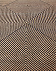 Customizable Made-to-Order Black and Sand Moroccan Zanafi Runner Rug - Available in 3 Colorways