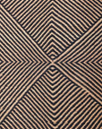 Two-tone Zanafi Flatweave Moroccan Wool Rug (Made-to-order) - Black + Sand