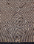 Customizable Made-to-Order Black and Sand Moroccan Zanafi Runner Rug - Available in 3 Colorways