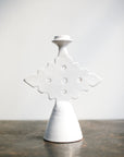 Chabi Chic White Diamond Tadelakt Candle Holder - Available in 3 sizes