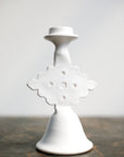 Chabi Chic White Diamond Tadelakt Candle Holder - Available in 3 sizes