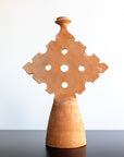 Chabi Chic Raw Terracotta Diamond Candle Holder - Available in 2 sizes