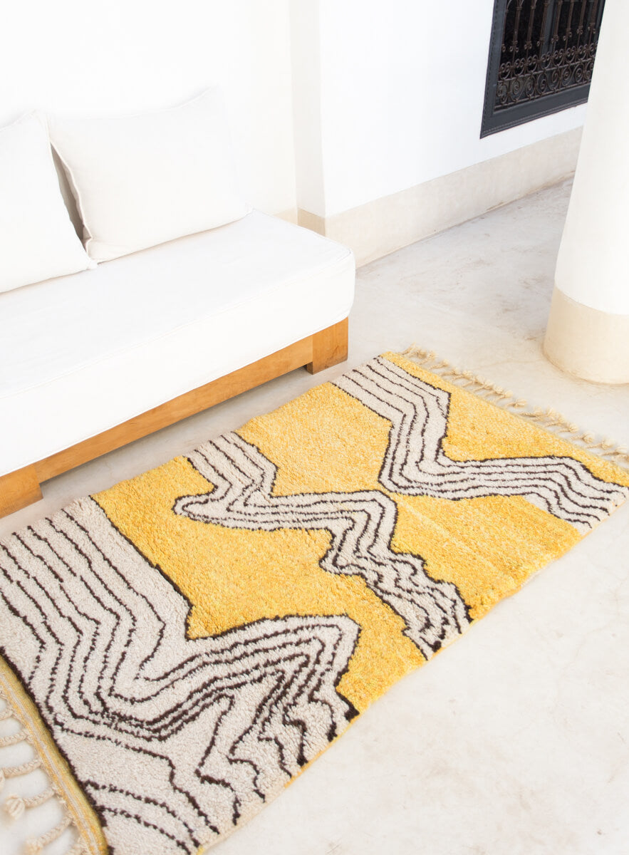 SUNSCAPE Customizable Moroccan Wool Area Rug - Made-to-Order