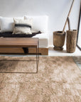 Made-to-Order Checkered Moroccan Wool Area Rug-Pink & Tan - Available in 3 Color Combinations