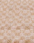 Made-to-Order Checkered Moroccan Wool Area Rug-Pink & Tan - Available in 3 Color Combinations