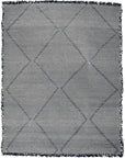 Champagne Blush + White Made-to-order Zanafi Moroccan Wool Rug - Available in 4 Colorways