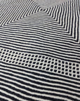 Champagne Blush + White Made-to-order Zanafi Moroccan Wool Rug - Available in 4 Colorways