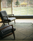 Champagne Blush + White Made-to-order Zanafi Moroccan Wool Rug - Available in 4 Colorways