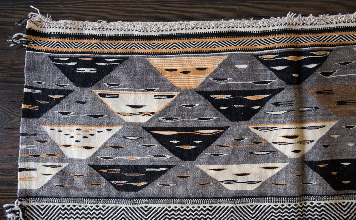 "Dunes Day" Akhnif/Zanafi Mix Contemporary Moroccan Kilim Rug - 8'6" x 5'1" ft (259x155 cm)