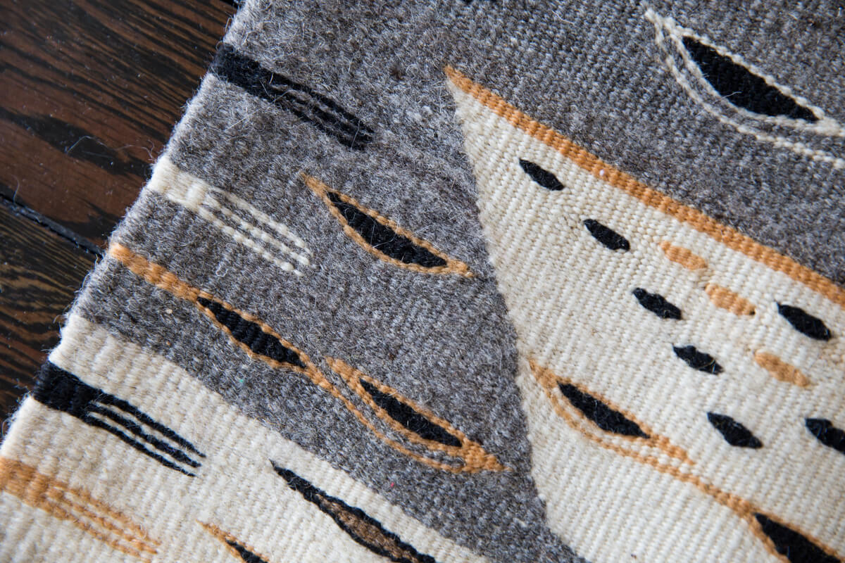 "Dunes Day" Akhnif/Zanafi Mix Contemporary Moroccan Kilim Rug - 8'6" x 5'1" ft (259x155 cm)