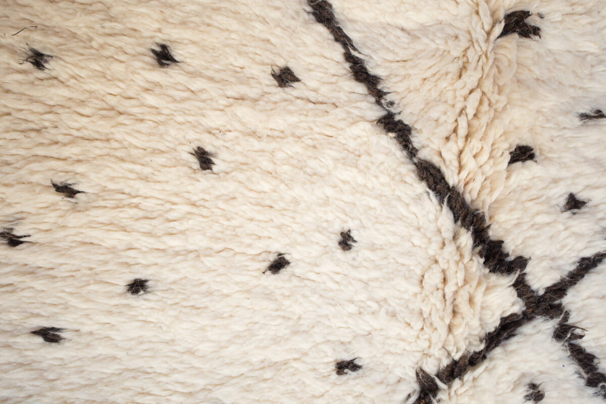 BALANCE Beni Ourain Mrirt wool Moroccan Rug - 8'7" x 4'11" ft (261x150cm)