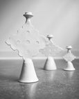 Chabi Chic White Diamond Tadelakt Candle Holder - Available in 3 sizes