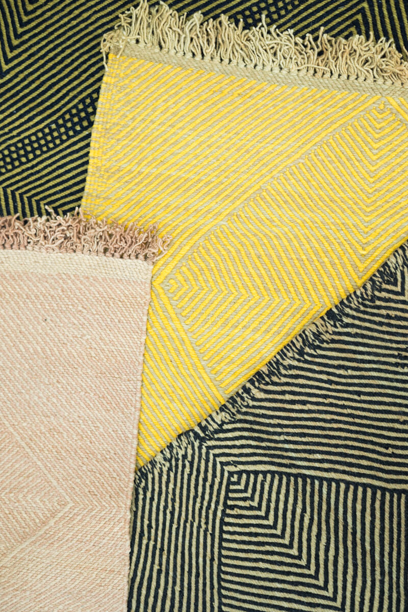 Customizable Made-to-Order Black and Sand Moroccan Zanafi Runner Rug - Available in 3 Colorways
