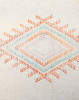 Linen Colored Moroccan Sabra Cactus Silk Lumbar Pillow - 19