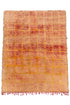MANHATTAN-HENGE Peach Vintage Shag Beni Mguild Moroccan Rug - 7'8 x 6'2